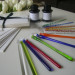 Glasfeder Feder und Tinte