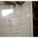 Hochzeitsmenue Restaurantaufsteller