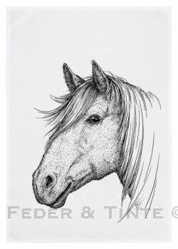 Küchenhandtuch/ Geschirrhandtuch - Pferd