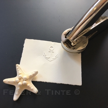 Papierprägezange Mit Metallstempel – Personalisierbar Für Briefe, Einladungen & Etiketten
