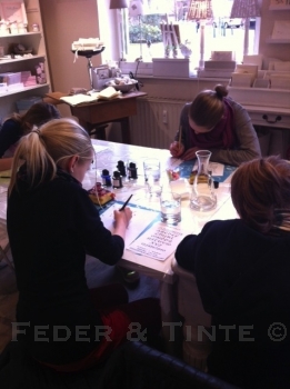 Preview: Handlettering oder Kalligraphie Kurs für Kinder / Sonntag, 06.09.2026 / 10 Uhr