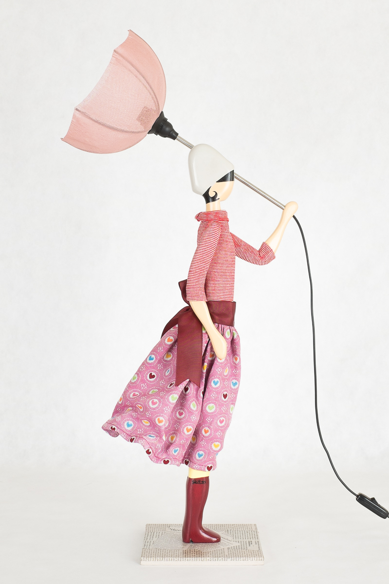 Lampe Mit Federn Rosa