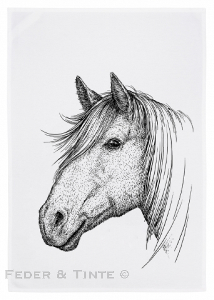 Küchenhandtuch/ Geschirrhandtuch - Pferd